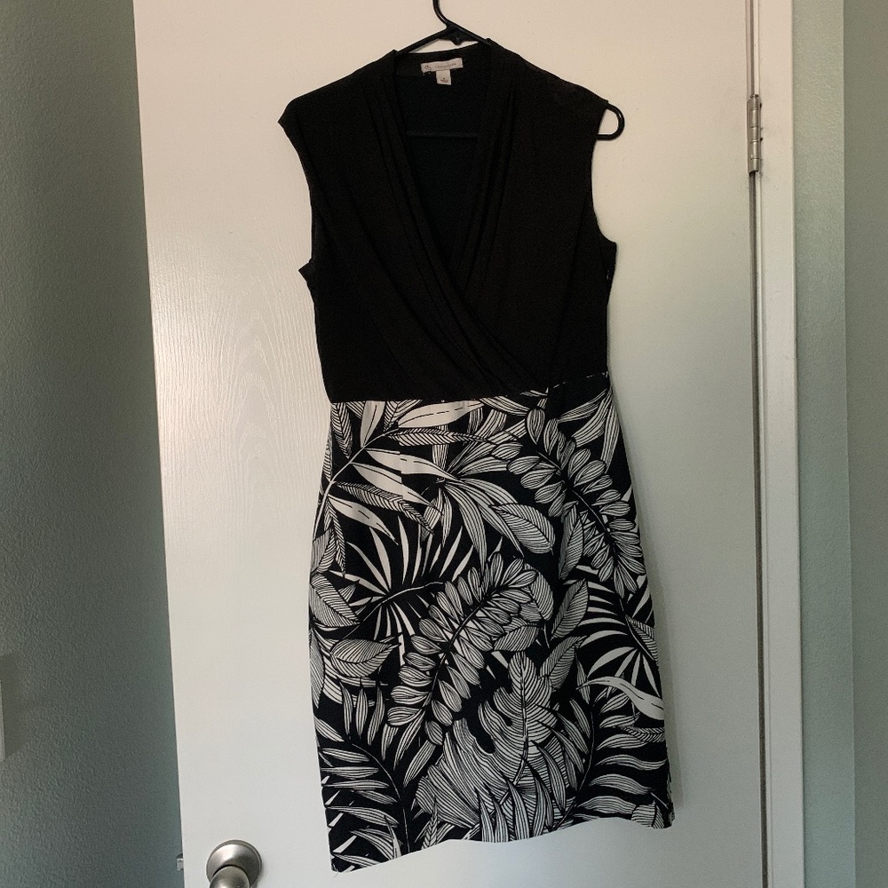 Dress Barn Black & White Dress